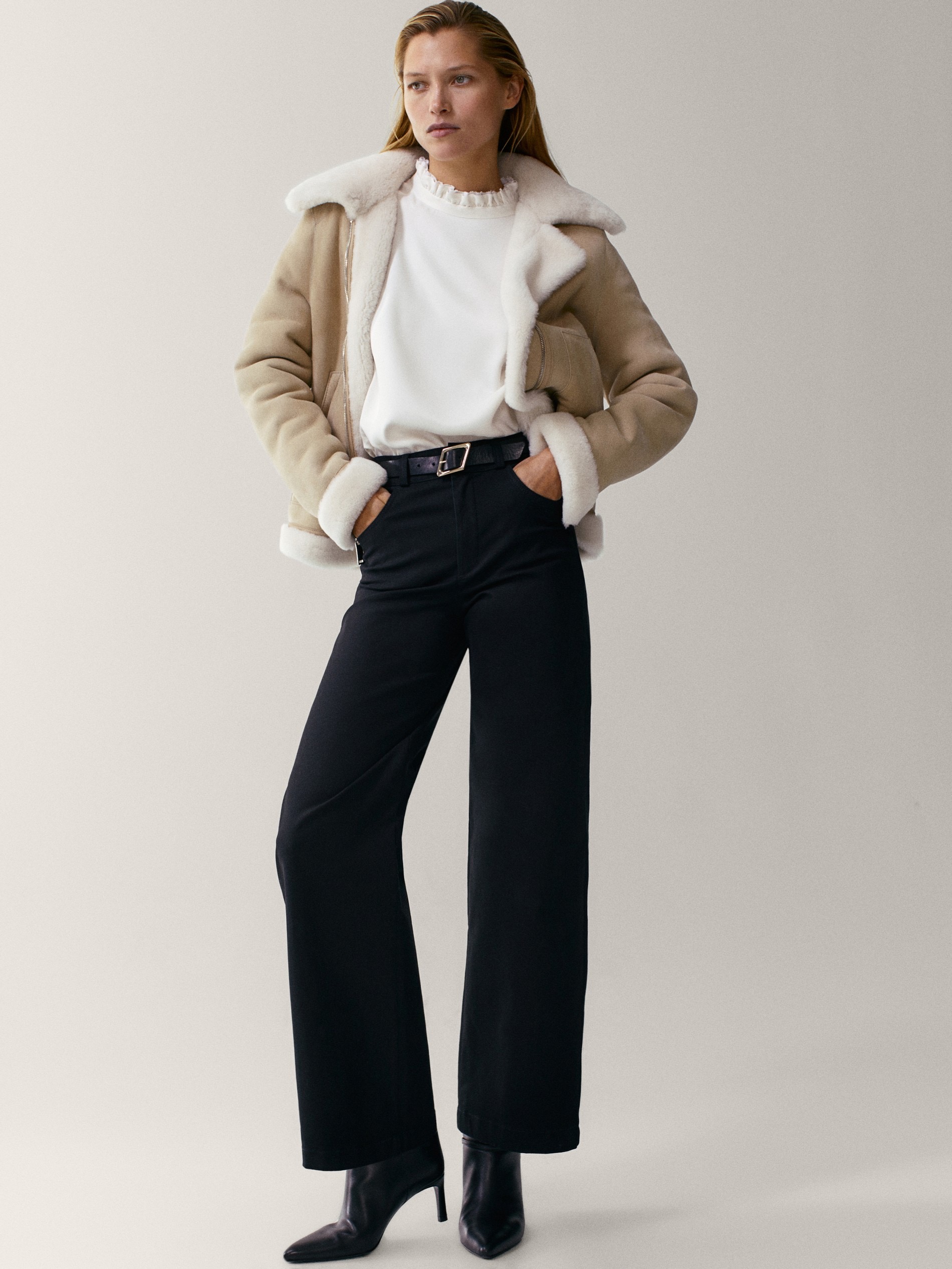 

Брюки Massimo Dutti  Черные 04801702, Брюки Massimo Dutti 42 Черные 04801702