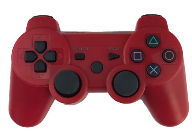 

Беспроводной контроллер геймпад в стиле DualShock 3 Wireless красный