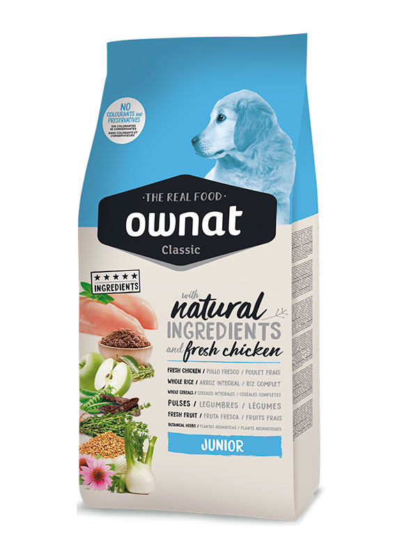 

Сухой корм Ownat Classic Junior (Dog) для щенков с Курицей, 15кг