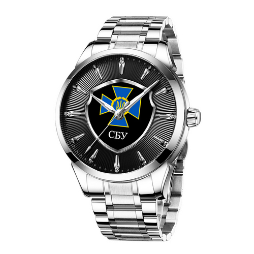

Chronte с логотипом СБУ Silver-Black