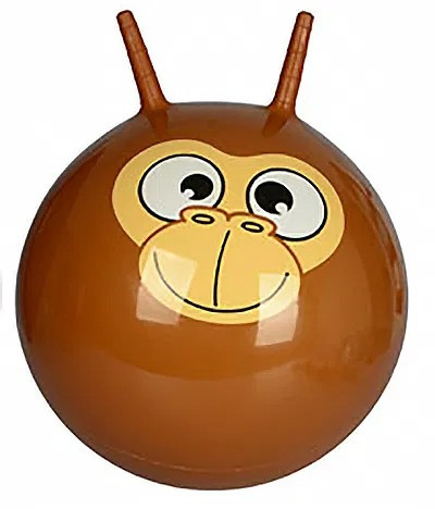

Мяч для фитнеса детский с рожками MS 0484-2 (Brown)
