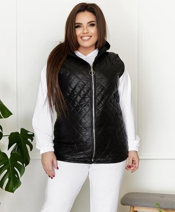 

Жилетка G&M k-77897  Размер цвет черный, Жилетка G&M k-77897 60-62 Размер цвет черный