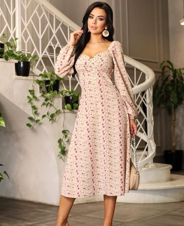 

Платье G&M k-79732 - Размер цвет пудра, Платье G&M k-79732 42-44 Размер цвет пудра