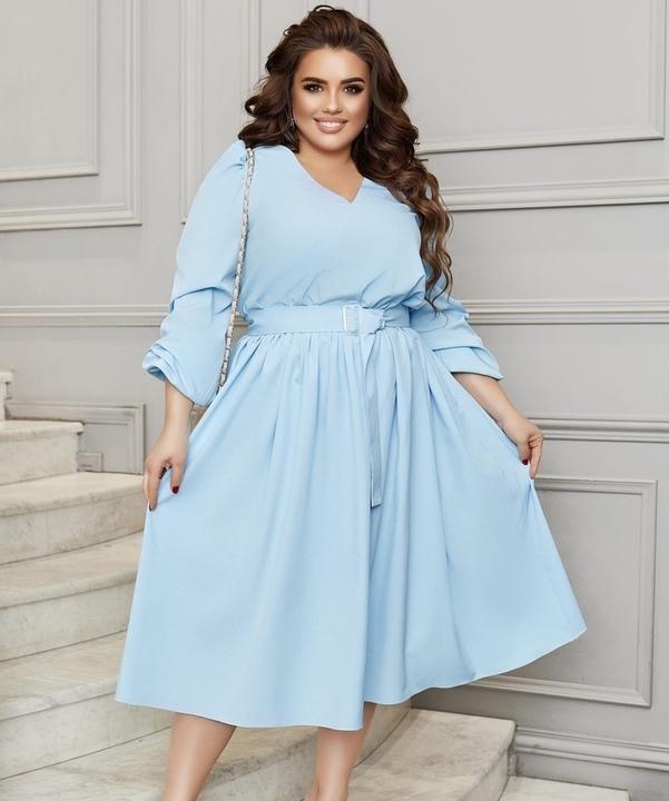 

Платье G&M k-77564 52-54 Размер цвет голубой