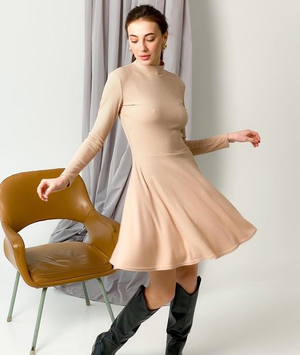 

Платье G&M k-77650 44 Размер цвет бежевый