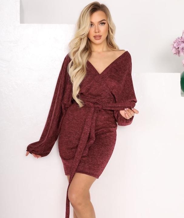 

Платье G&M k-77448 - Размер цвет бордовый, Платье G&M k-77448 46-48 Размер цвет бордовый