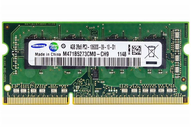 

Модуль памяти SO-DIMM 4GB/1333 DDR3 Samsung (M471B5273CM0-CH9) Refurbished