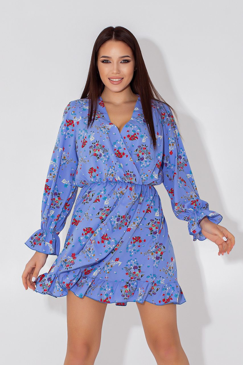

Платье мини с запахом Фасон 31591_42-44 42-44