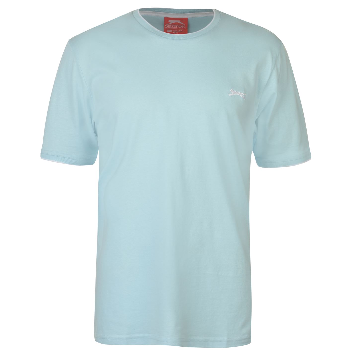 

Футболка Slazenger Tipped T Shirt Mens L голубой