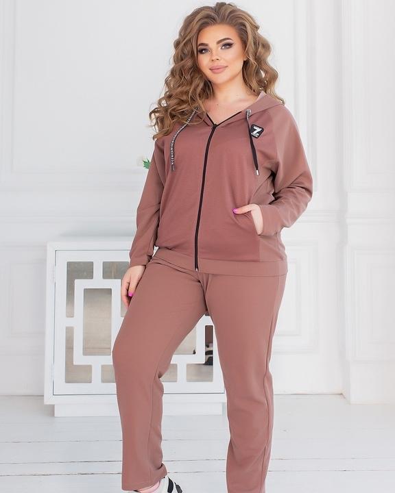 

Спортивный костюм G&M k-79208 56-58 Размер цвет мокко