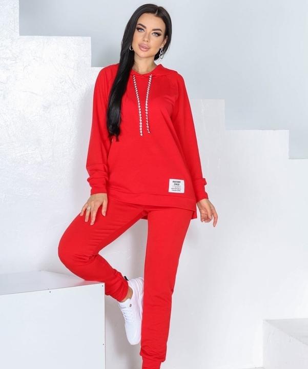 

Спортивный костюм G&M k-78149 - Размер цвет красный, Спортивный костюм G&M k-78149 46-48 Размер цвет красный