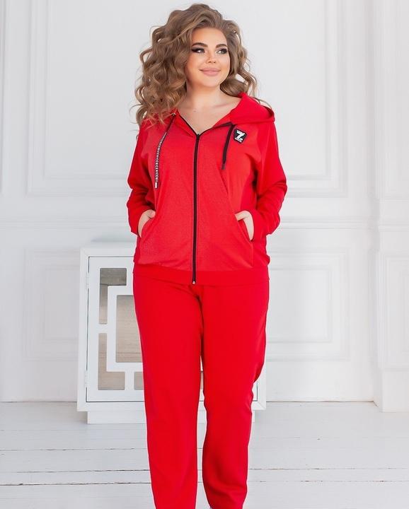 

Спортивный костюм G&M k-79209 48-50 Размер цвет красный