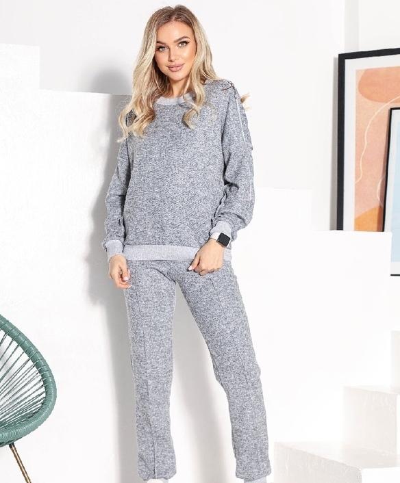 

Спортивный костюм G&M k-77349 42-44 Размер цвет меланж