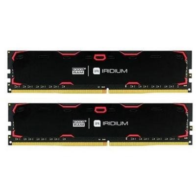 

Модуль памяти для компьютера DDR4 32GB (2x16GB) 2400 MHz Iridium Black GOODRAM (IR-2400D464L17/32GDC)
