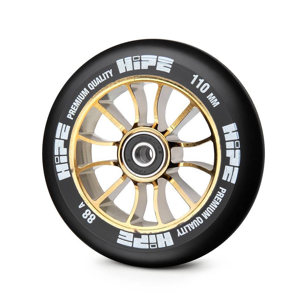 

Колесо для трюкового самоката Hipe H01 110мм, gold/black