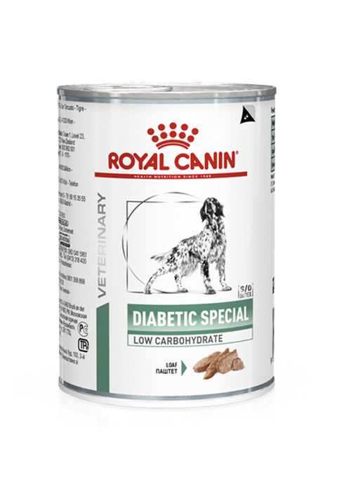 

Ветеринарный влажный корм для собак Royal Canin Diabetic Special Low Carbohydrate 410 г * 12 шт(упаковка) (4015004up)