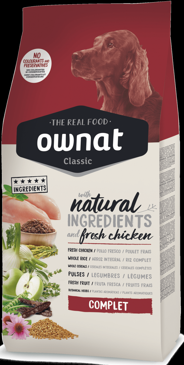 

Сухой корм для собак Ownat Classic Complet 15 кг