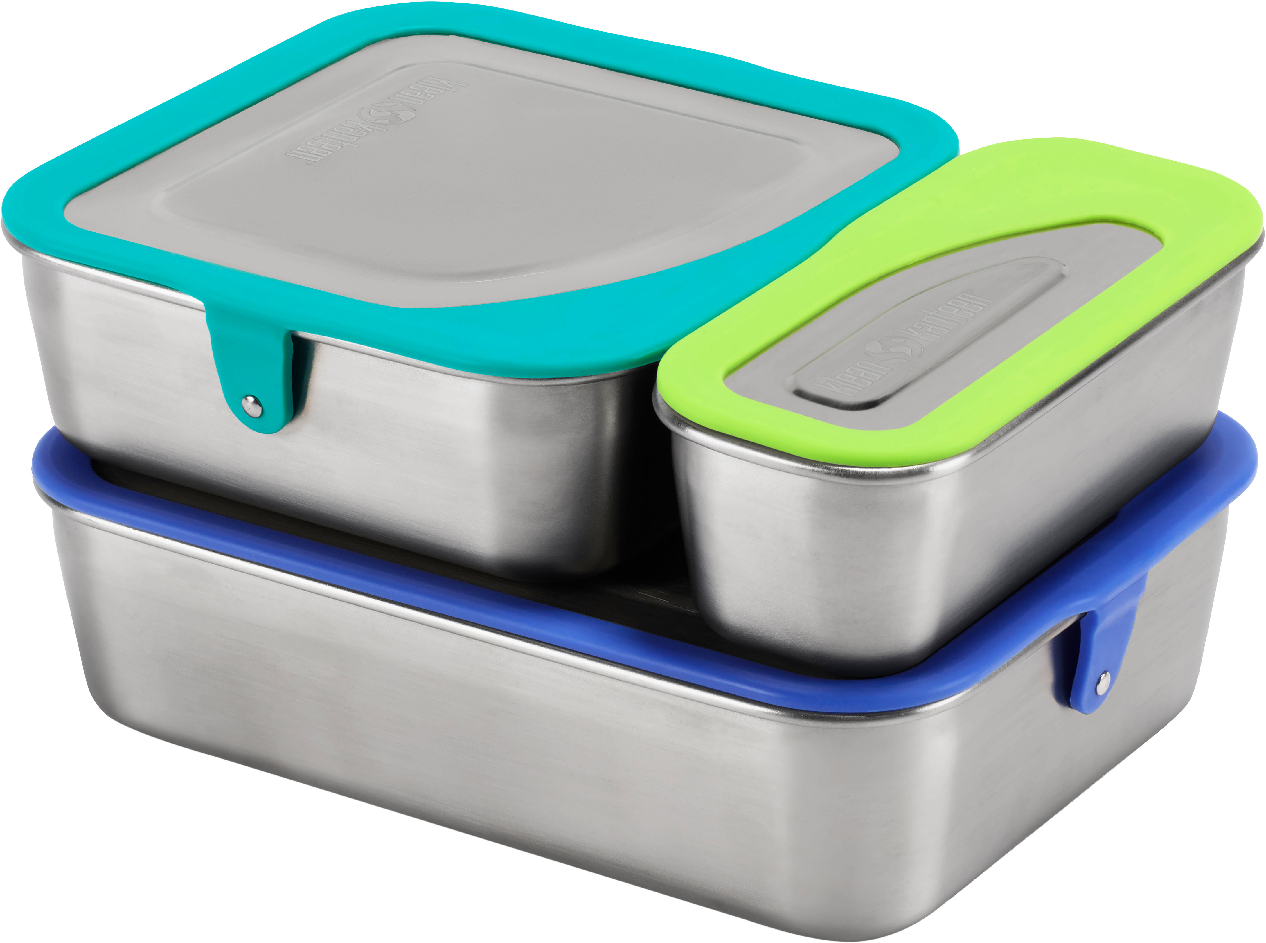 

Набор стальных ланч боксов Klean Kanteen Food Box Complete 3 шт