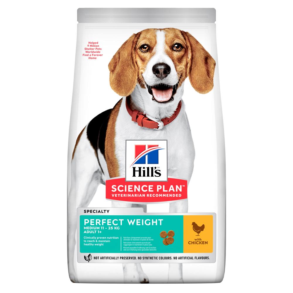 

Сухой корм для собак Hills Science Plan Perfect Weight Medium Adult 2 кг (604296)