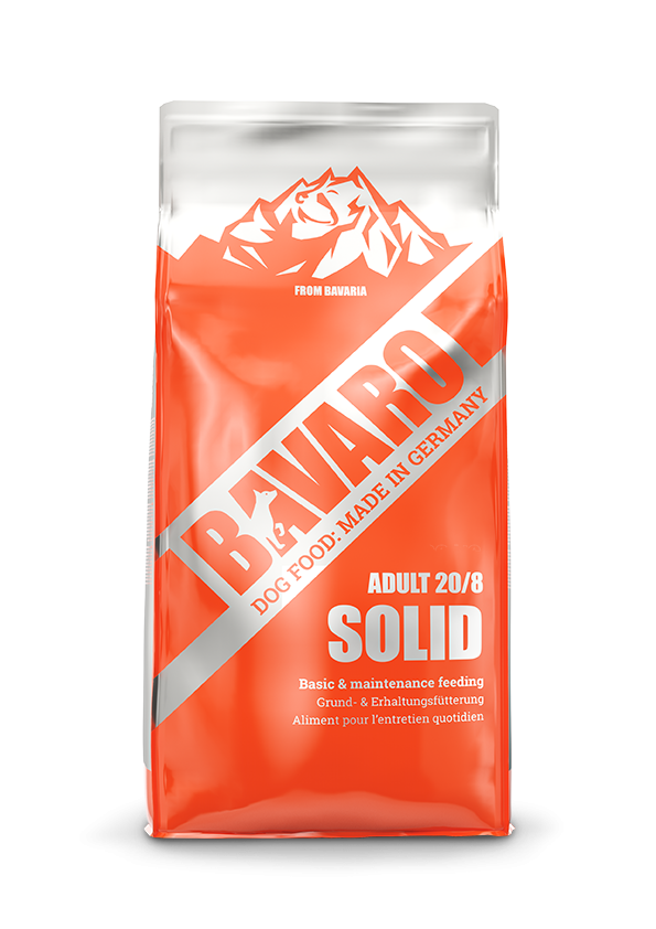 

Сухой корм для собак Bavaro Solid Adult 20/8 18 кг (4032254743613)