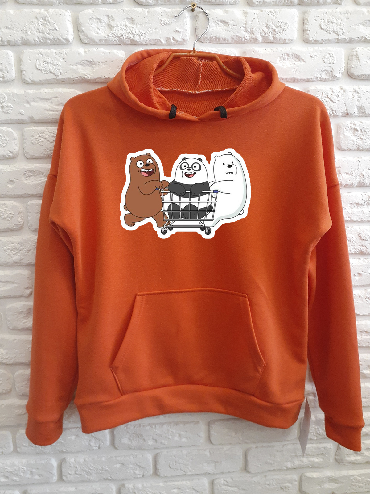 

Худи для мальчиков ArtSvet Вся правда о медведях (We Bare Bears) Оранжевый 164 см ARTBEER3PTOR