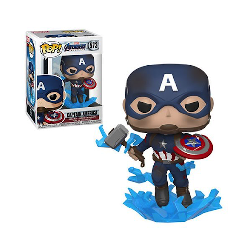 

Funko Pop! Marvel: Avengers Endgame - Captain America with Broken Shield & Mjoinir
