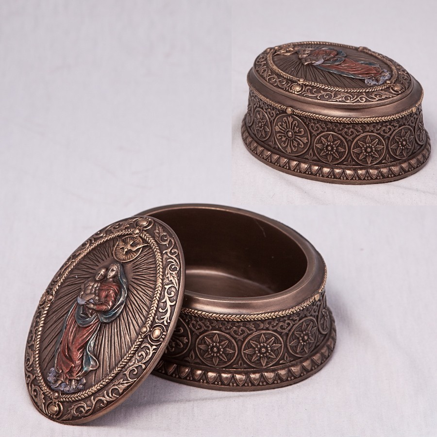 

Шкатулка Biblical Мария и маленький Иисус 10х5 см (75005 A4)