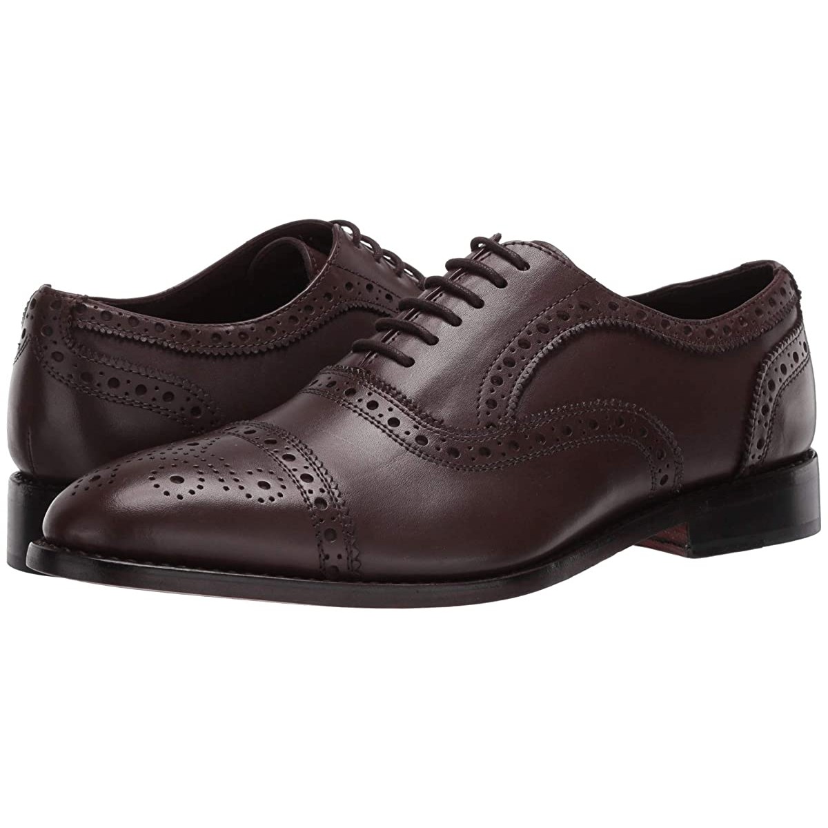 

Туфли оксфорды Anthony Veer Ford Cap Toe Quarter Brogue Chocolate Brown, 46 (310 мм)