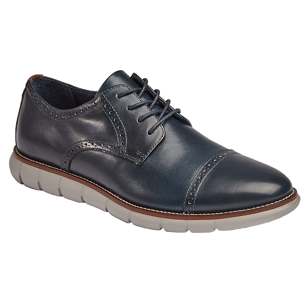 

Туфли оксфорды Johnston Murphy Milson Cap Toe Navy Full Grain Leather, 41.5 (265 мм)