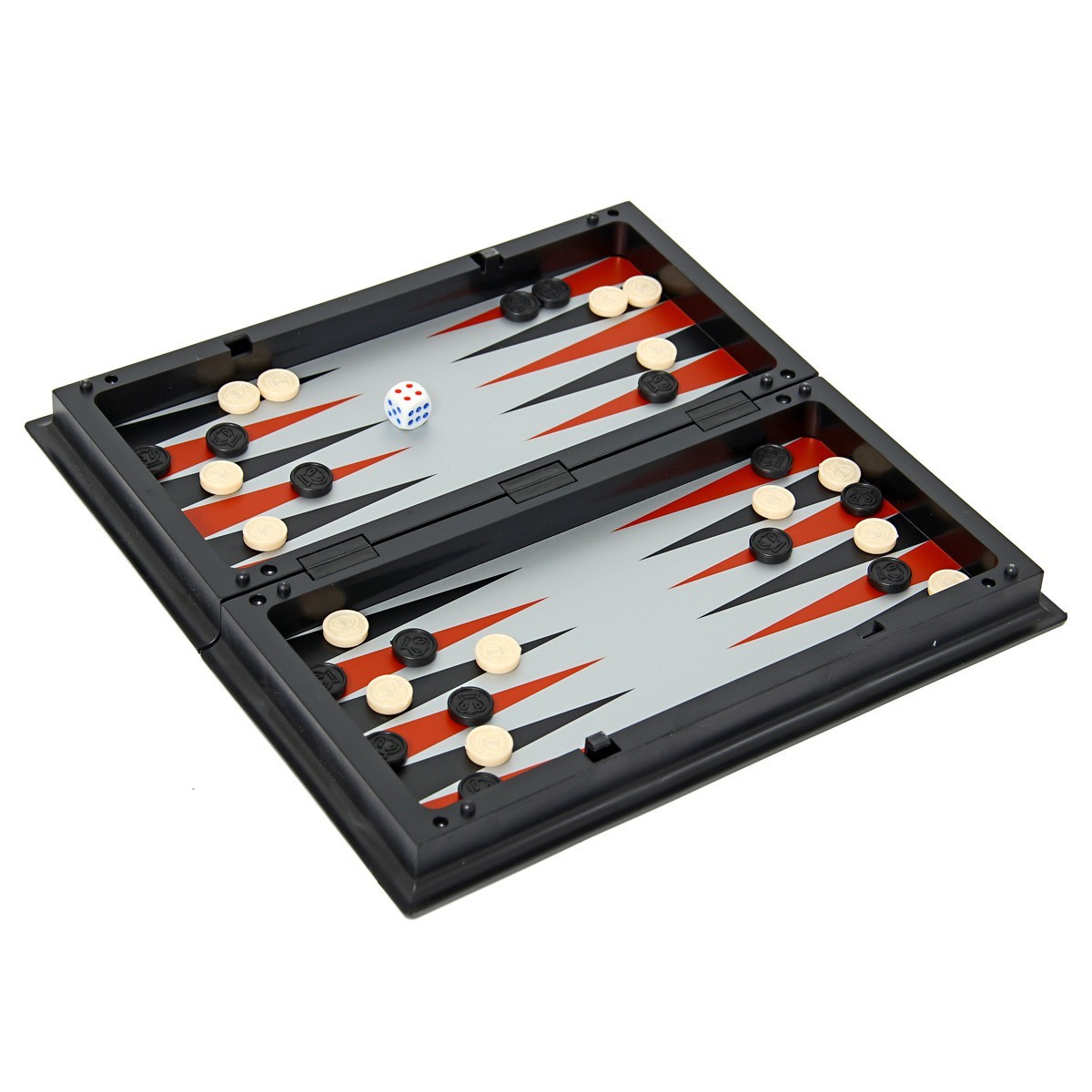 

Настольная игра 3в1 Backgammon шахматы нарды шашки 24 см (32375)