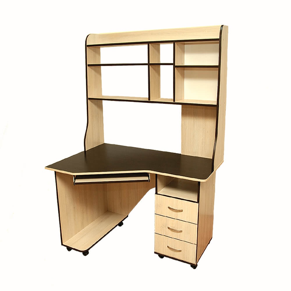 

Компьютерный стол Ника 16 Ника Мебель Дуб Молочный + Дуб Венге