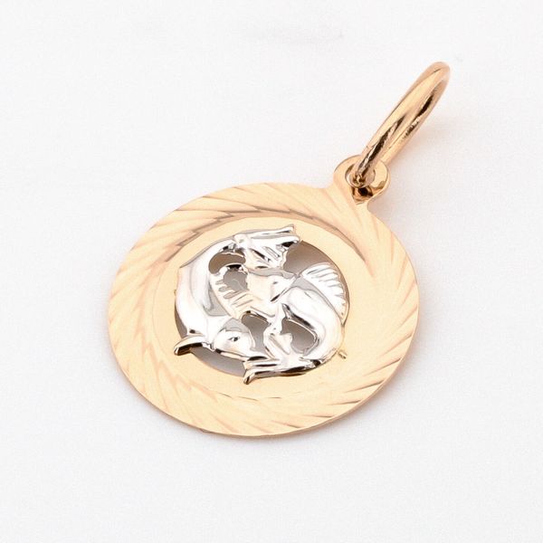 

Золота підвіска "Риби" P13555
