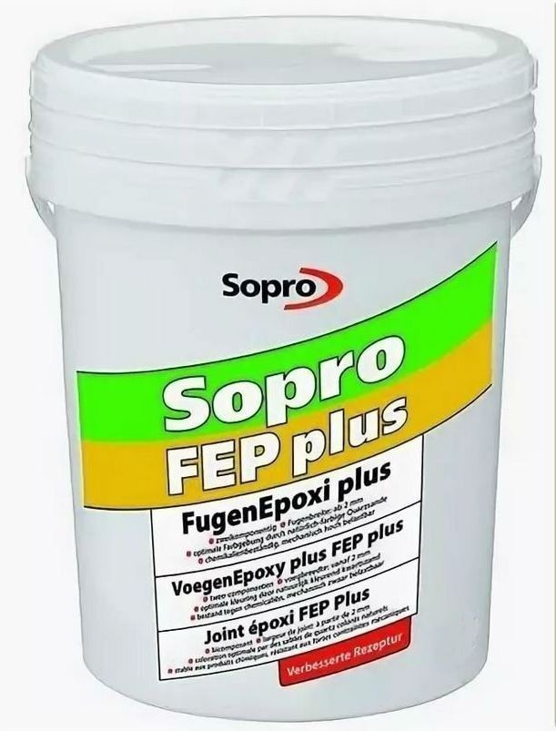 

Эпоксидная затирка для швов Sopro FEP Plus 1505 бежевий-юрський (33) 2 кг