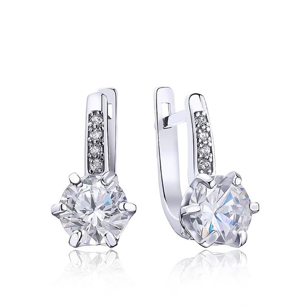 

Срібні сережки "Sincere Diamond"