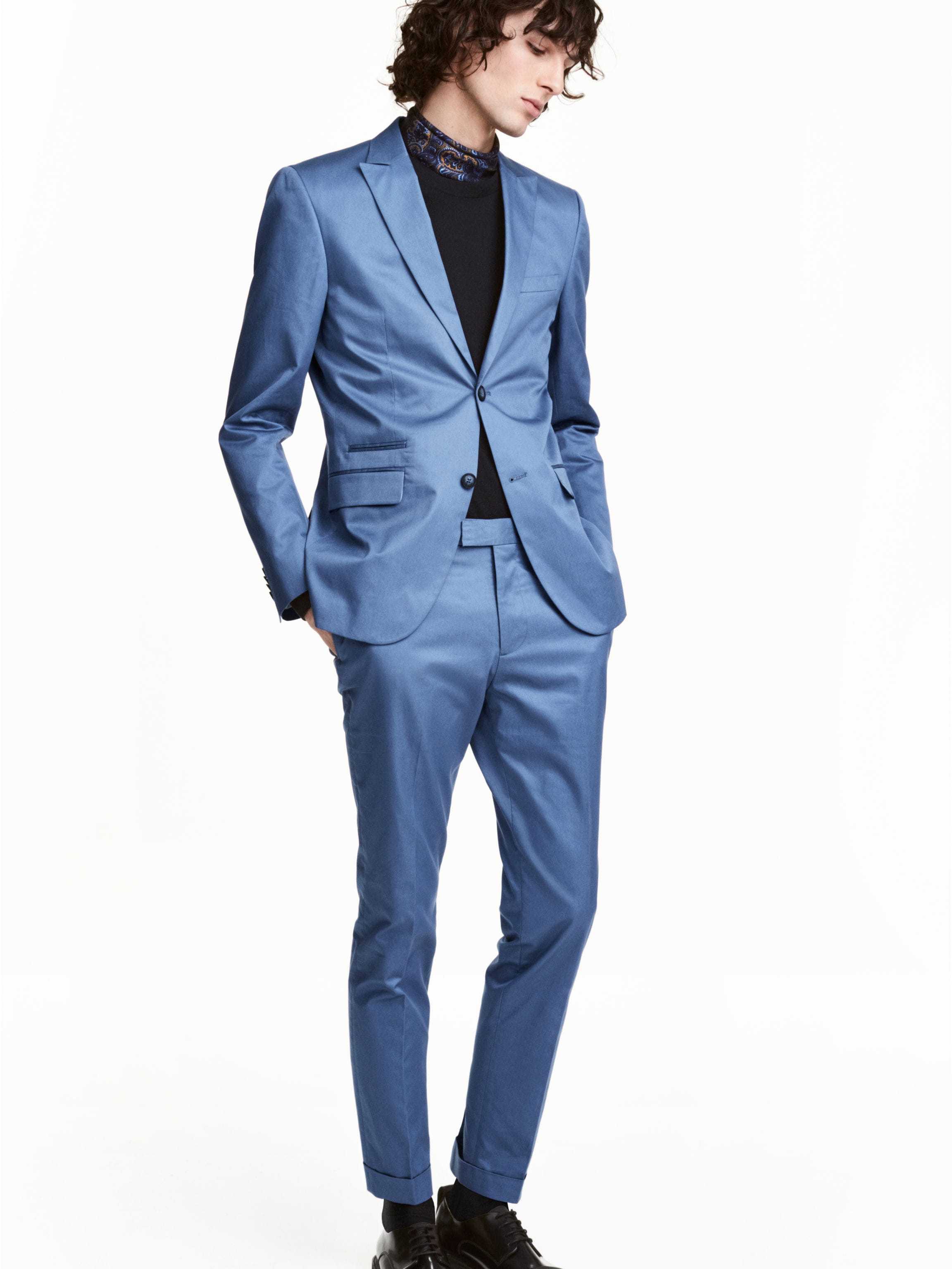 

Брюки H&M 4647565-ACUP 46 Голубые