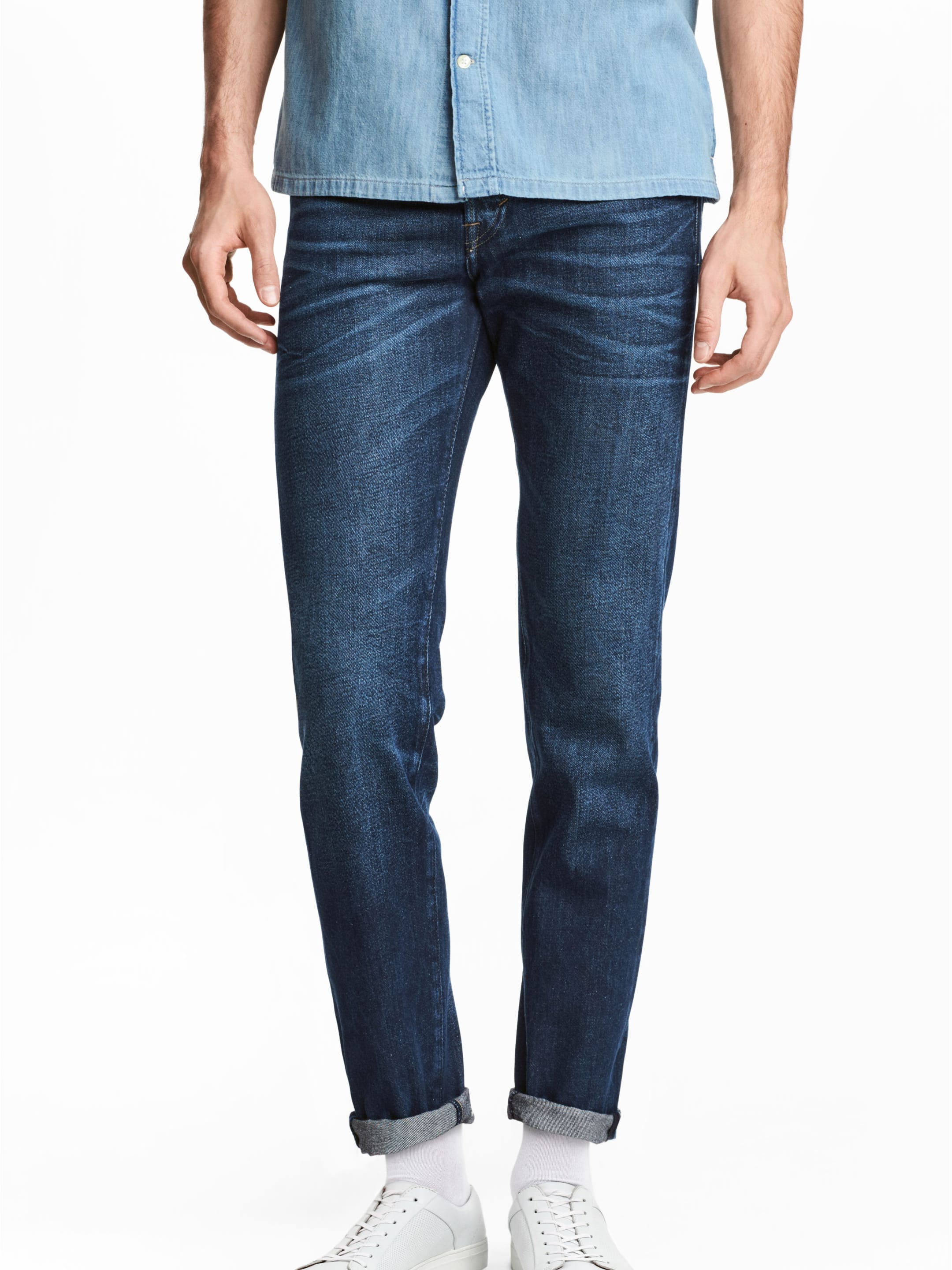 

Джинсы H&M 4004895-AAQJ 29/34 Темно-синие