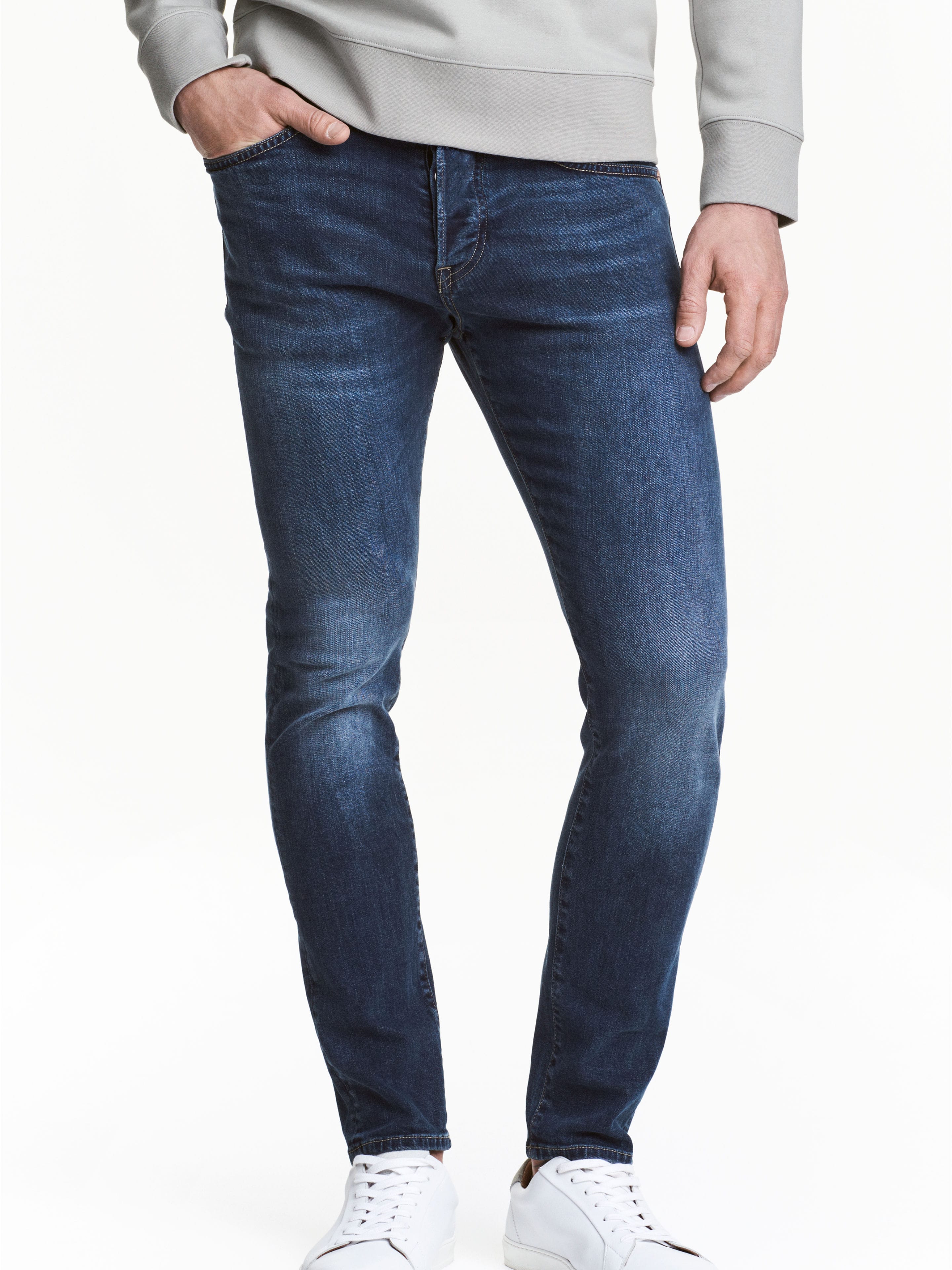 

Джинсы H&M 4512296-AAQJ 28/30 Темно-синие