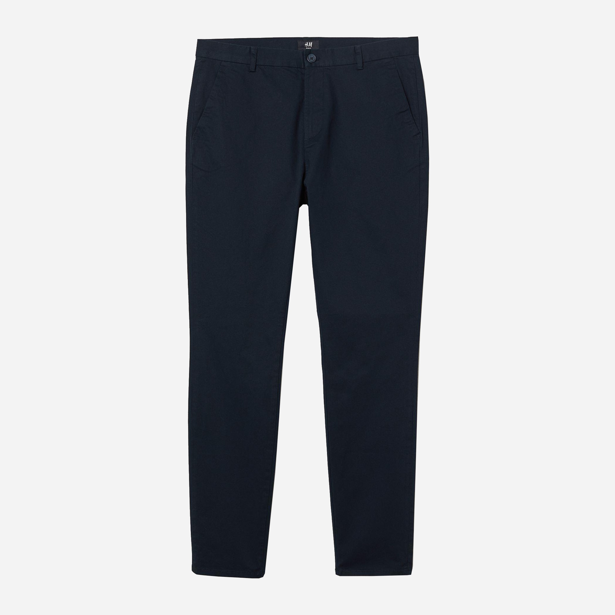 

Брюки H&M 4665958-AAQJ 44 Темно-синие