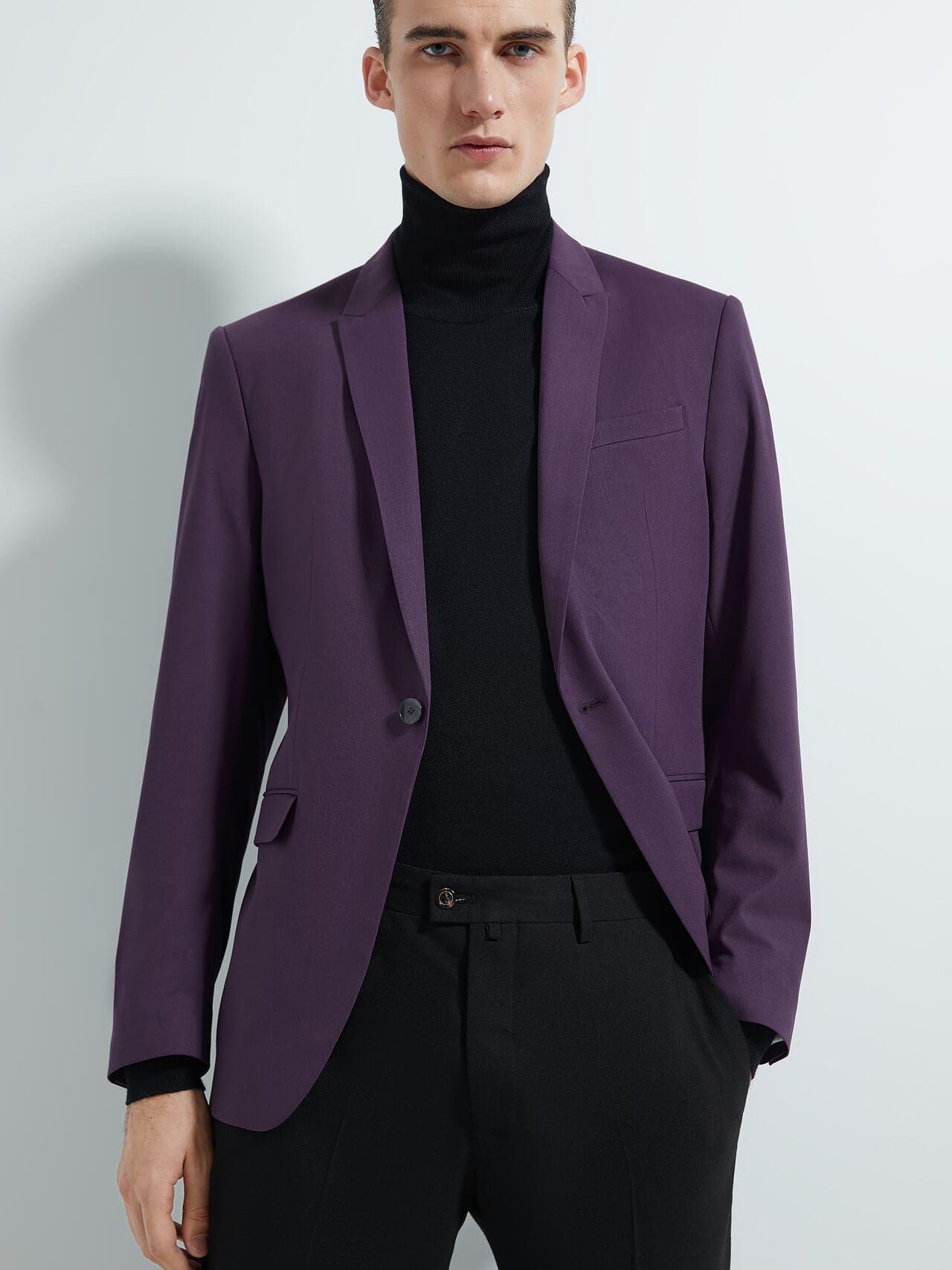 

Пиджак Zara 0706/672/628-ACXZ 46 Фиолетовый