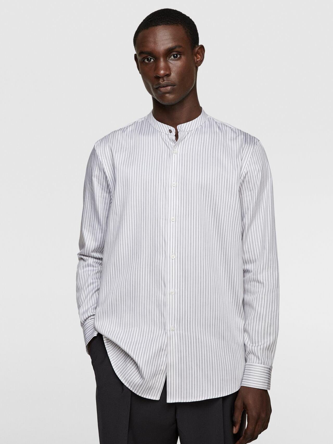 

Рубашка Zara 5916/726/250-ABOU M Черная с белым