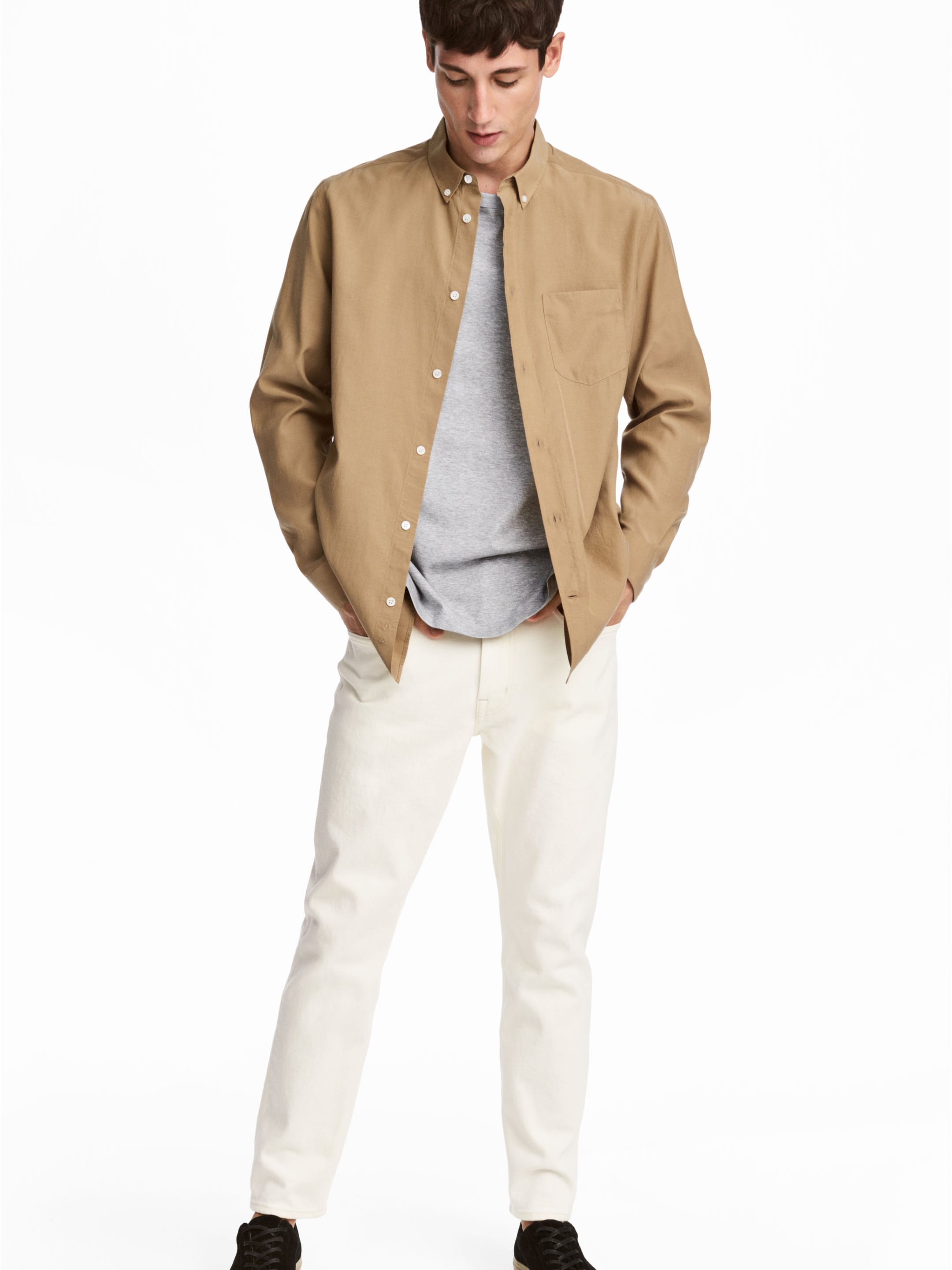 

Джинсы H&M 5404406-ABAK 30 Молочные