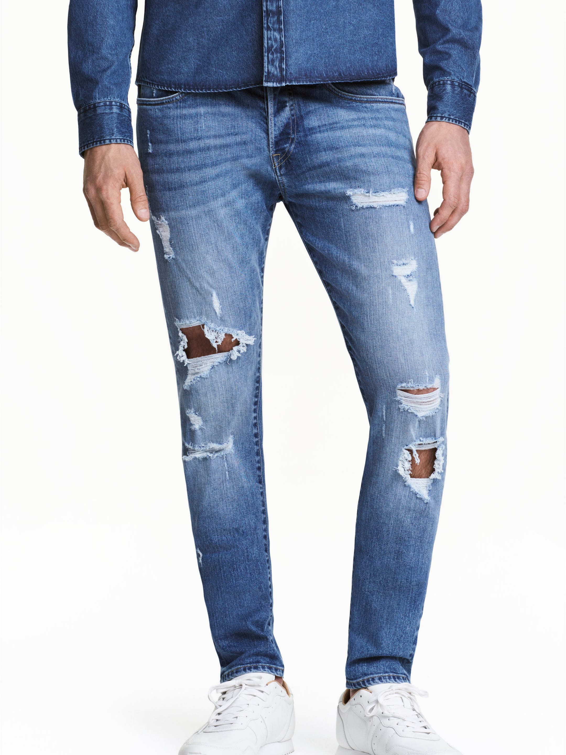 

Джинсы H&M 4271597-AAQJ 33/30 Темно-синие