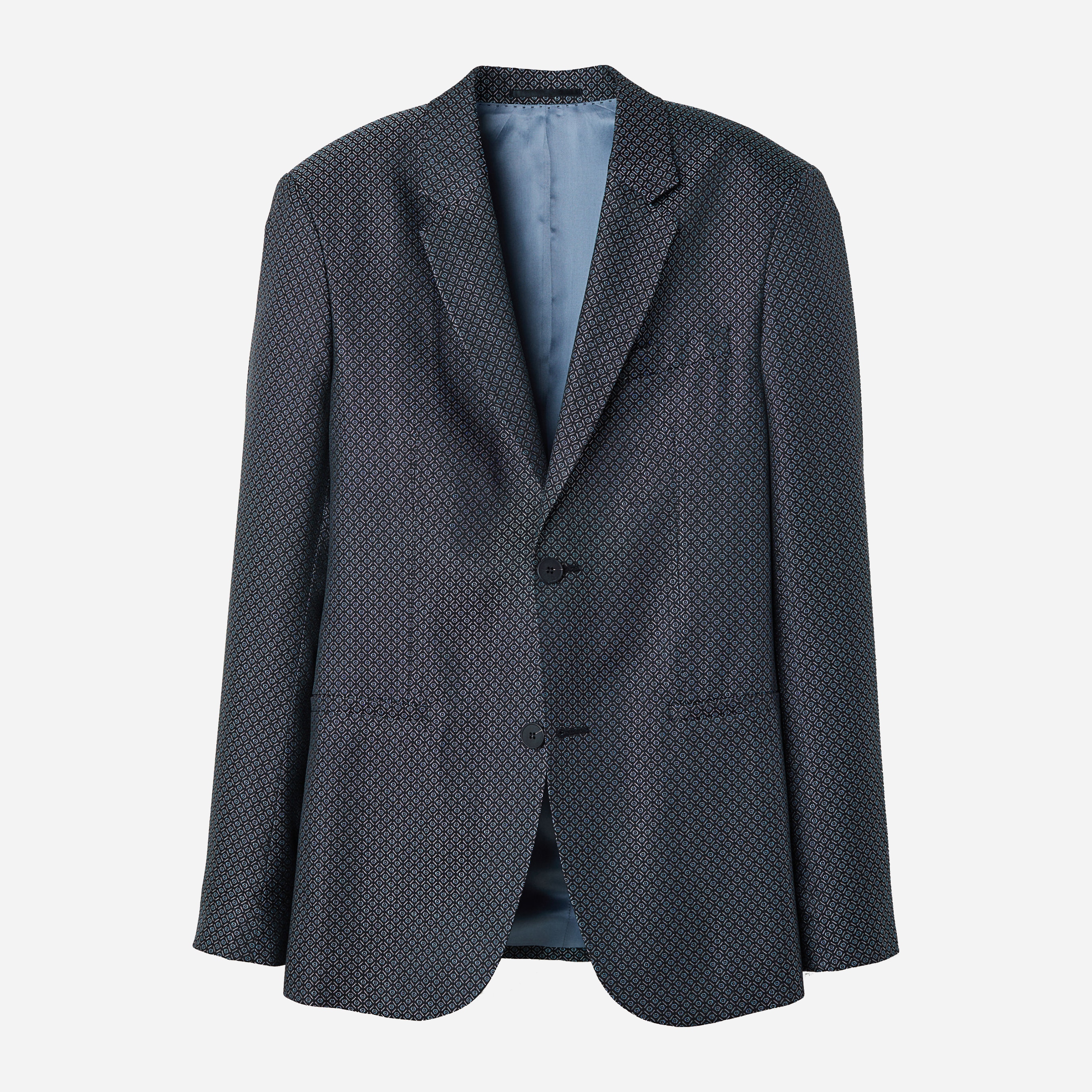 

Пиджак H&M 5754717-ACQT 44 Черный с синим и бежевым