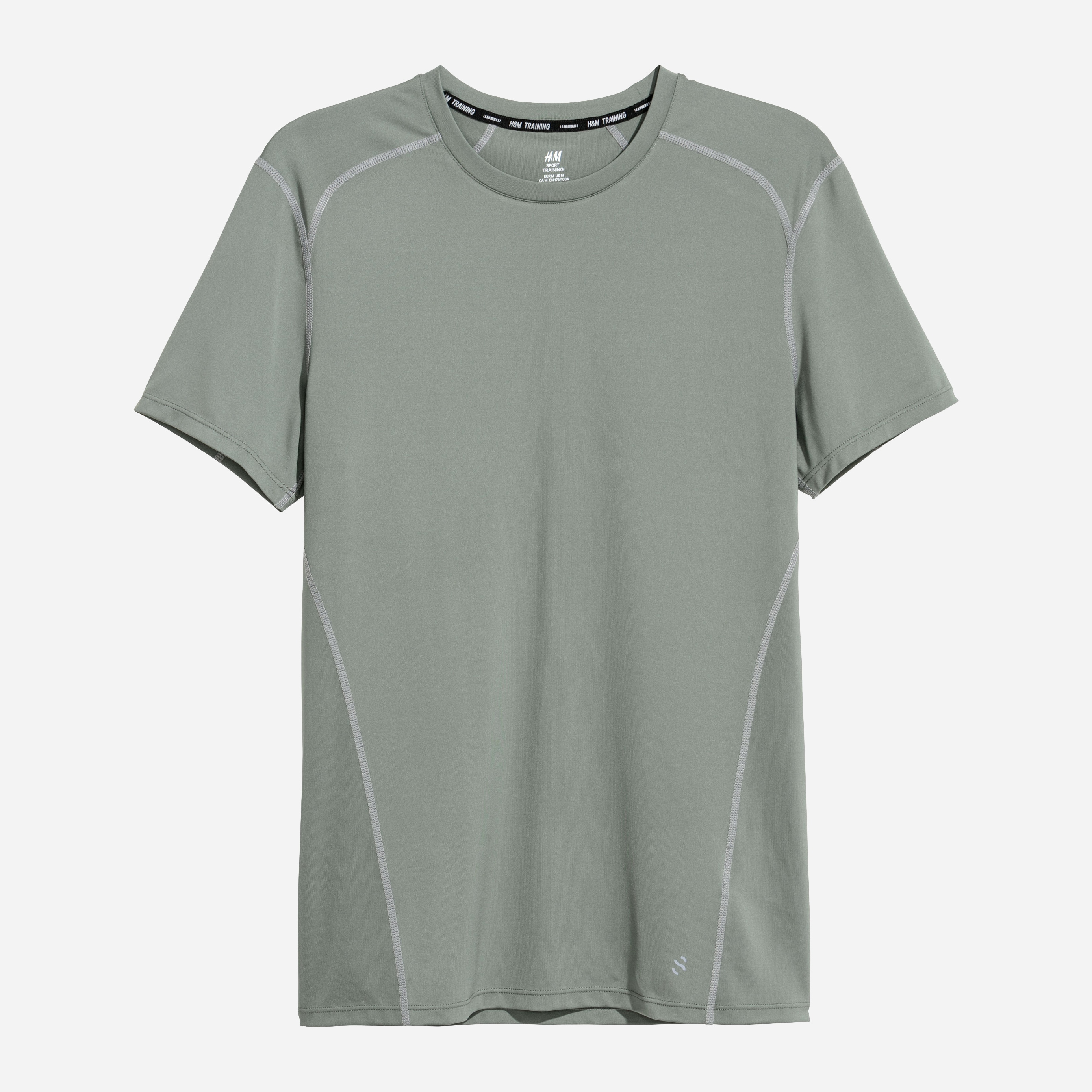 

Футболка H&M Sport 4491237-ACUB S Бледно-зеленая