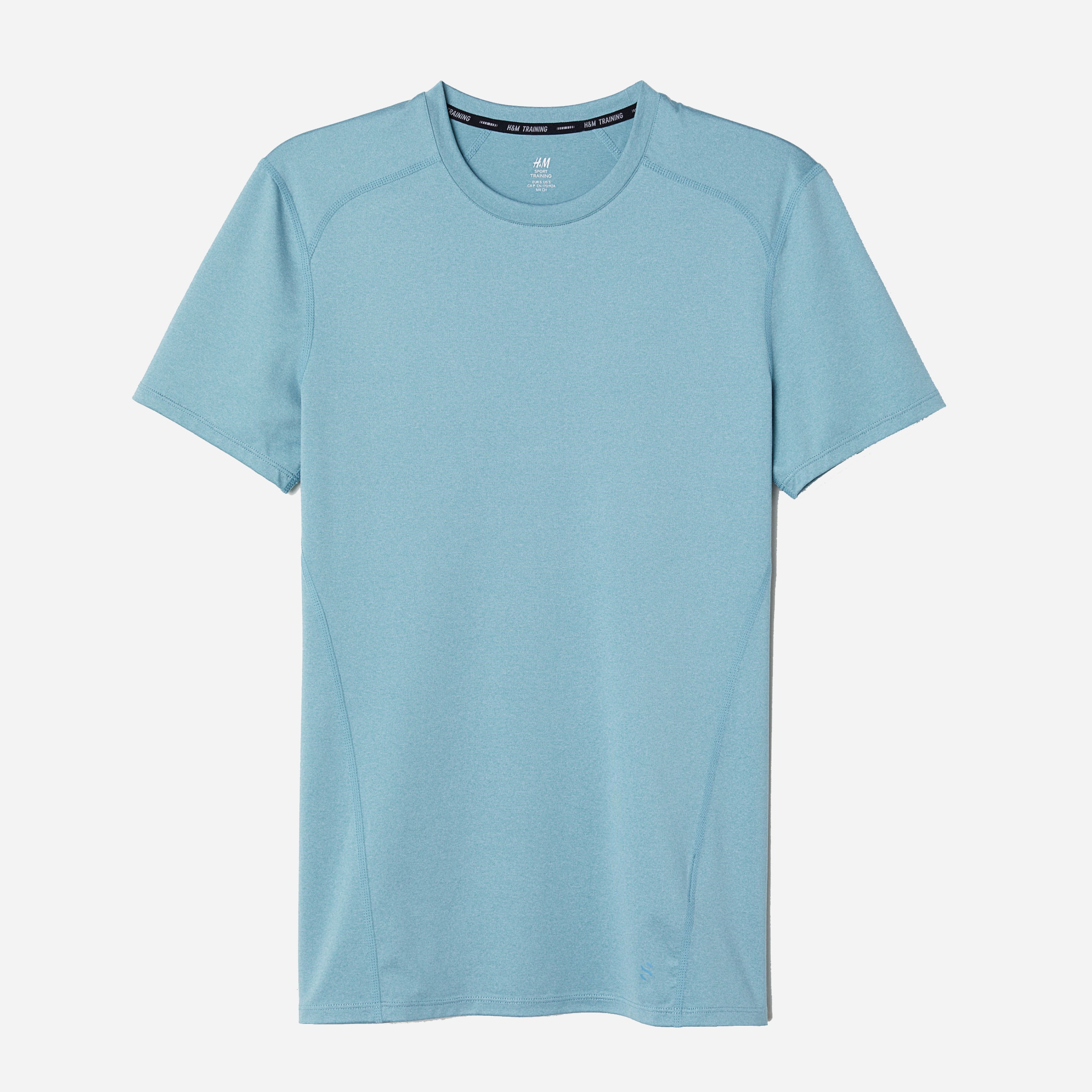 

Футболка H&M Sport 6532757-ACWX S Светло-синяя
