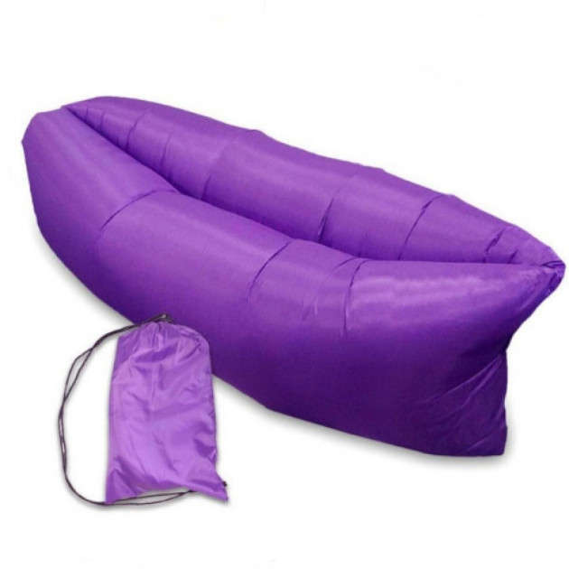 

Надувной шезлонг гамак кресло матрас диван GetRest Purple