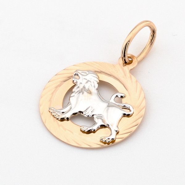 

Золота підвіска "Лев" P13553