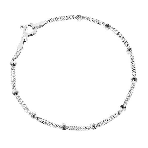 

Срібний браслет ланцюжок на руку "Сінгапур" 193Р 2/17