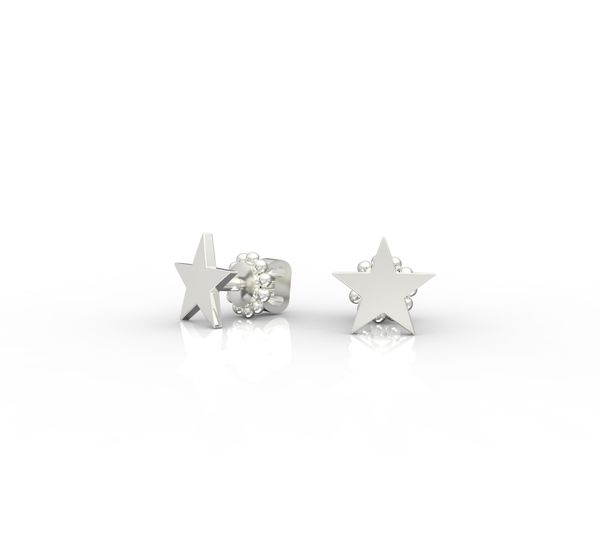

Срібні сережки цвяшки "Аstral Diamond"
