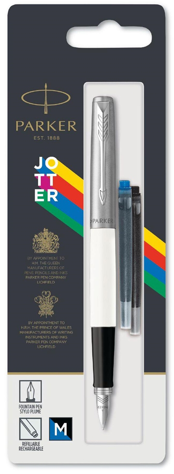 

Ручка перьевая Parker JOTTER 17 Standart White FP M Паркер 15 016